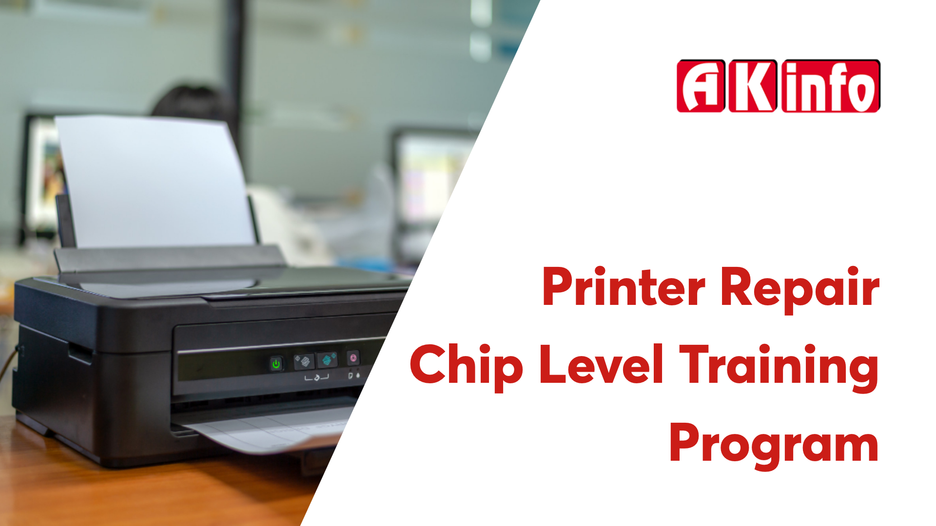 Printer Repair Chip Level Training Program